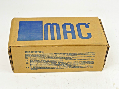 MAC - 82A-EB-CAA-TM-DDAJ-1JD - DOUBLE SOLENOID VALVE - 150 PSI, 24 VDC,  5.4W