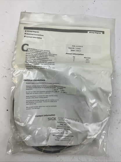 SICK STEGMANN DGV30-5S00030 ENCODER 8-24VDC DRIVER 7272 LINES 30