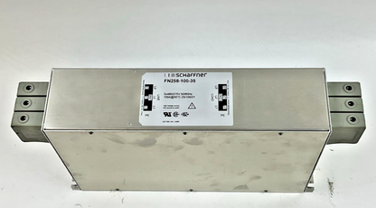 SCHAFFNER FN258-100-35 POWER LINE FILTER 480/275V 50/60HZ 100A