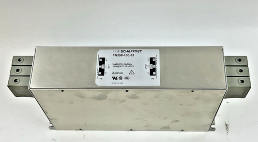 SCHAFFNER FN258-100-35 POWER LINE FILTER 480/275V 50/60HZ 100A
