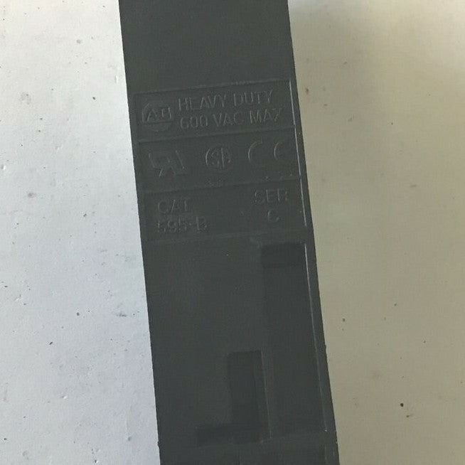 ALLEN BRADLEY 595-B AUXILIARY CONTACT SER.C HEAVY DUTY 600VAC