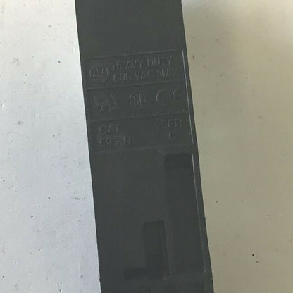 ALLEN BRADLEY 595-B AUXILIARY CONTACT SER.C HEAVY DUTY 600VAC