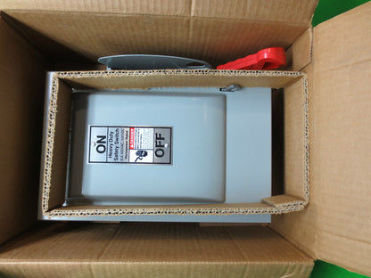 SIEMENS HNF261 SAFETY SWITCH 30A 600V NON-FUSIBLE - HEAVY DUTY 2-POLE INDOOR