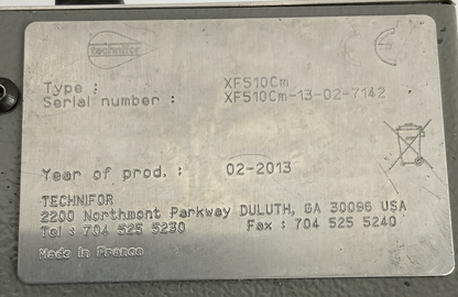 TECHNIFOR XF510CM DOT-PEEN MARKING PIN LASER ENGRAVER