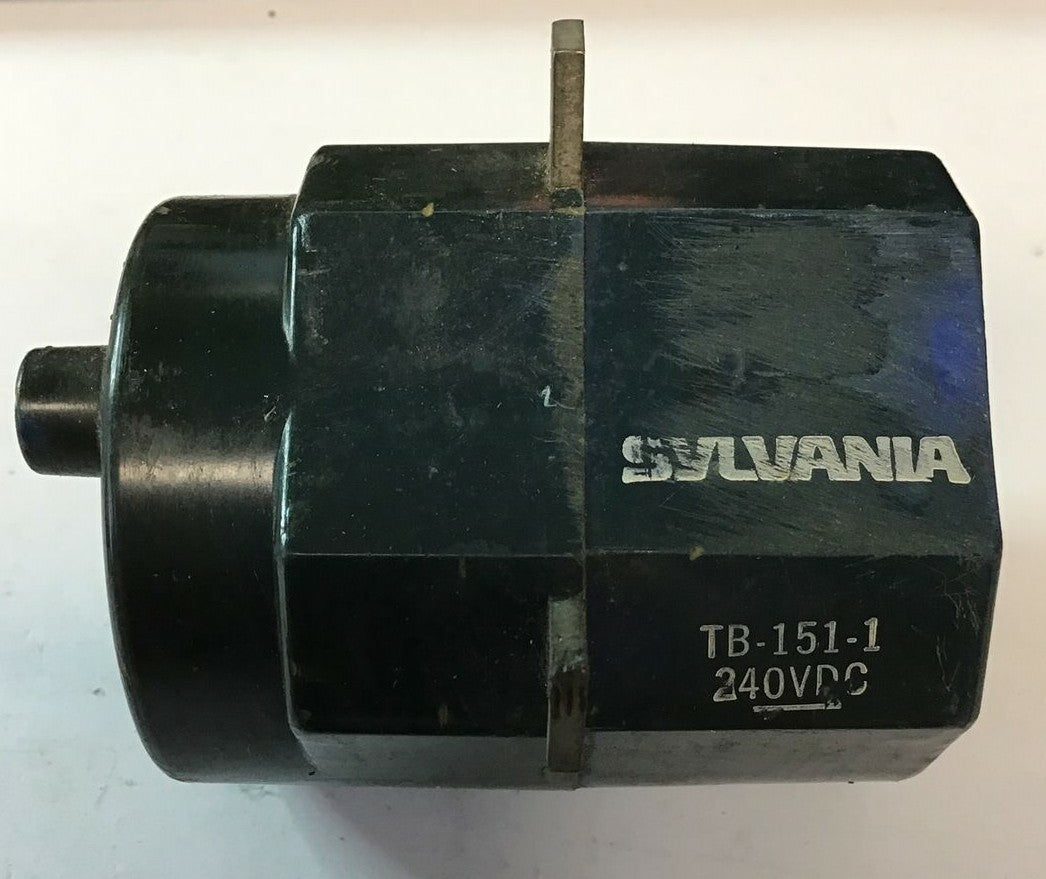 SYLVANIA TB-151-1 COIL 240VDC /COLOR MAY VARY GREEN OR BLACK/***LOTOF2***