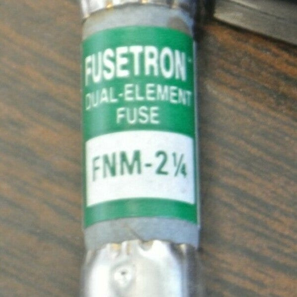 LOT of 8 / BUSS FNM2-1/4 DUAL-ELEMENT FUSE / 2-1/4A / 250V NEW SURPLUS FNM-2-1/4