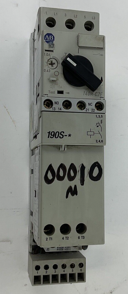 ALLEN BRADLEY 190S-AND2-CB10C COMBONATION STARTER SER.A