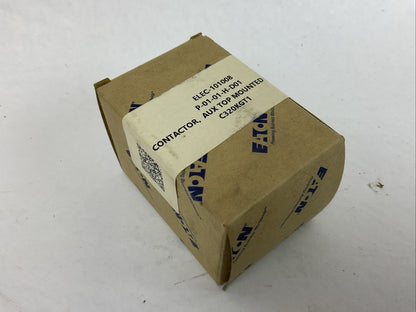 EATON C320KGT1 SER A2 FREEDOM SERIES TOP MTD AUXILIARY CONTACT 1N.O. (LOT OF 2)
