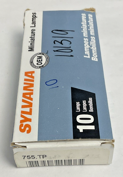 SYLVANIA 755 MINI BULBS *****LOT OF 38 BULBS*****
