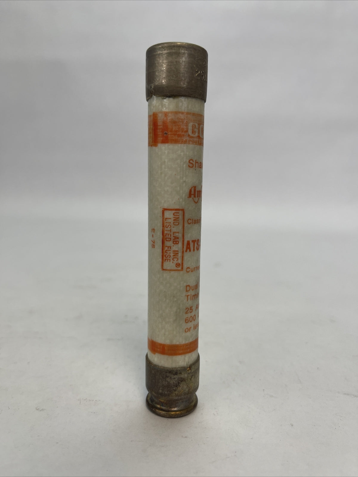 GOULD SHAWMUT ATS-DE25R AMP-TRAP CLASS RK5 FUSE 25AMP 600VAC CURRENT (LOT OF 10)