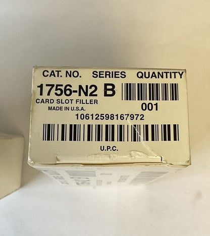 ALLEN BRADLEY 1756-N2 CARD SLOT FILLER SER.B ***LOTOF3***