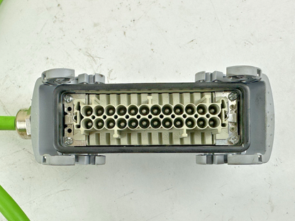 SAB BROCKSKES 279400/OP247-2 SERVO FEEDBACK CABLE 11.4M WIELAND 24-PIN CONNECTOR
