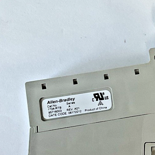 ALLEN BRADLEY 1734-MB PLC MODULE W/ 1734-RTB TERM.BLOCK, 1734-OB8 OUTPUT MODULE