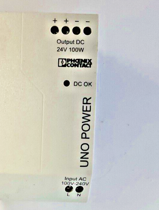 PHOENIX CONTACT UNO-PS/1AC/24DC/100W UNO POWER SUPPLY 240VAC 50/60HZ