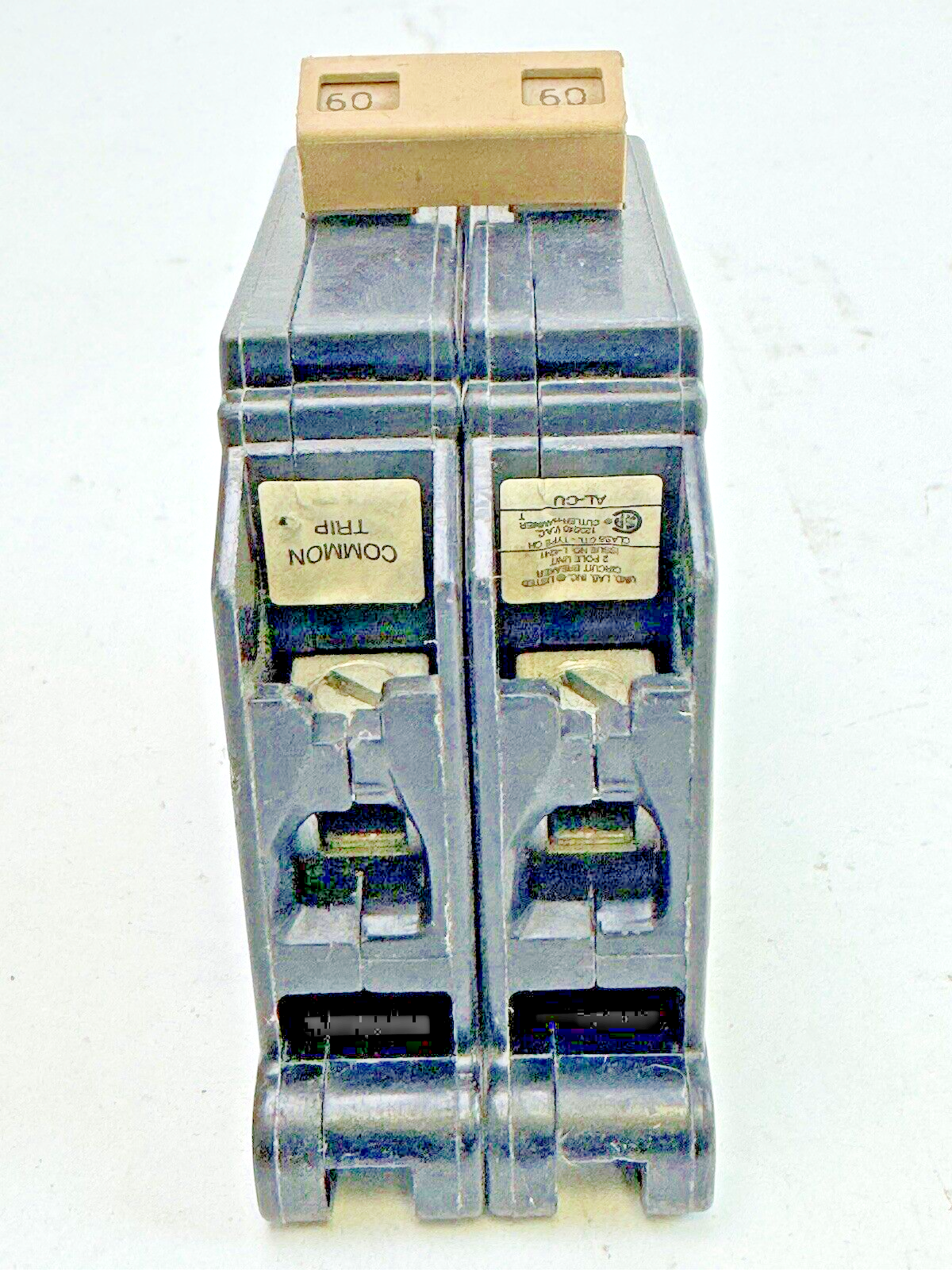 CUTLER-HAMMER - CH260 - COMMON TRIP CIRCUIT BREAKER - 60A, 2 POLE, 120/240 VAC