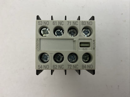 SIEMENS 3RH1911-1GA22 AUXILIARY CONTACT BLOCK 10A/240V GEN. USE