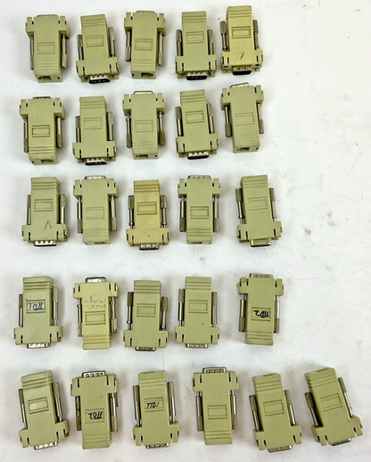 UNBRANDED RJ12-9PIN FEMALE JACK ADAPTER****LOTOF26****