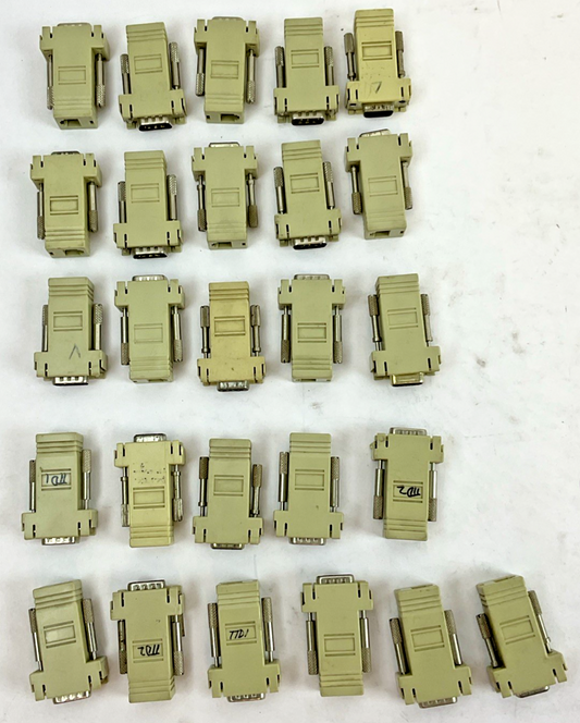 UNBRANDED RJ12-9PIN FEMALE JACK ADAPTER****LOTOF26****