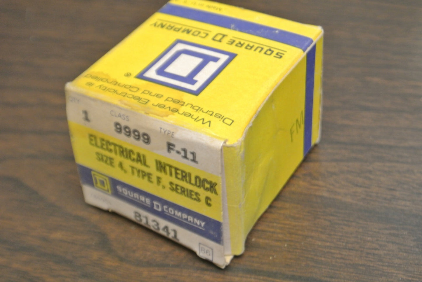 SQUARE D 9999 F-11 ELECTRICAL INTERLOCK / SIZE 4 / TYPE F / Ser. C  NEW SURPLUS