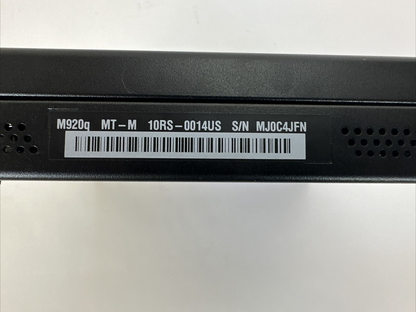 LENOVO 0014US THINK CENTRE M920Q MT-M 10RS-0014US