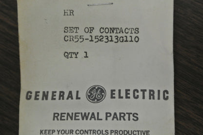 GENERAL ELECTRIC CR55-152313G110 CONTACT KIT / SET / NEW SURPLUS / 55-152313G110