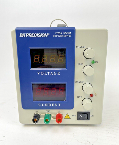 BK PRECISION 1735A Single Output DC Power Supply: 0 to 30V, 0 to 3 A, 120/24V AC