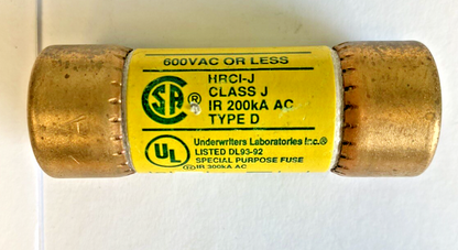 Bussmann Low-Peak LPJ-25SP 25A 600V Fuse "Lot of 3"