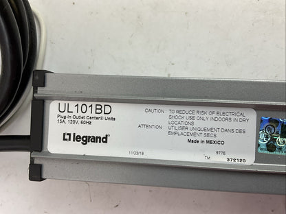LEGRAND UL101BD PLUG-IN OUTLET CENTER 15A 120VAC 60HZ