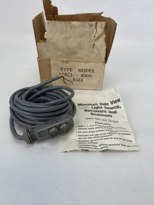 ALLEN BRADLEY TYPE 42RC1 MODEL 4000 PHOTOSWITCH 8522