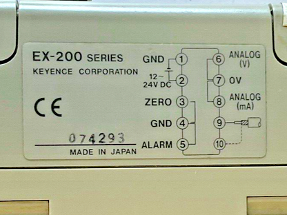 KEYENCE EX-202 POWER SENSOR 24VDC