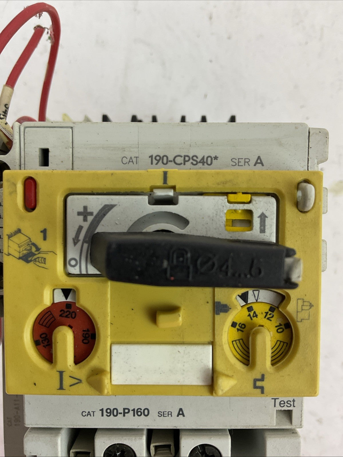 ALLEN BRADLEY STARTER 190-A40 COIL 120V 190-P160 190-T11-11 190-A11-11 190-CPS40