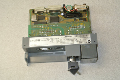 ALLEN-BRADLEY 1747-L532 SLC500 PROCESSOR UNIT - Ser. D, Proc. Rev. 4 - w/ KEYS