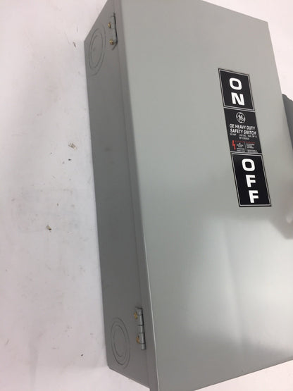 GE TH3222 HEAVY DUTY FUSIBLE SAFETY SWITCH 60AMPS 240VAC 250VDC 15HP 2P MODEL 10