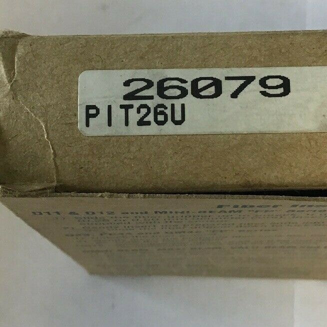 BANNER PIT26U PLASTIC FIBER OPTIC PLASTIC CABLE. 26079