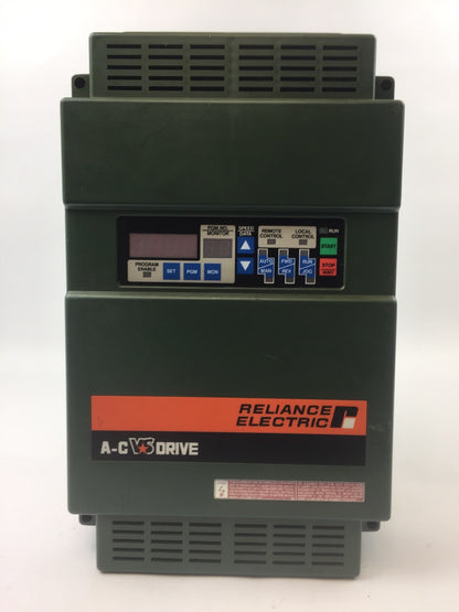 RELIANCE ELECTRIC 2GU41010 A-C V*S DRIVE GP-2000 460 VAC 11.3KVA 10 HP 3 PHASE