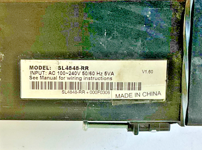 AUTOMATION DIRECT SL4848-RR TEMPERTAURE CONTROLLER 240V 50/60HZ 5VA V1.60