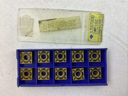 SUMITOMO ELECTRIC SNMG 120408N-GU SNMG432GU CARBIDE INSERT (BOX OF 10)