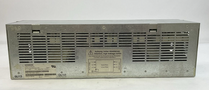 SIEMENS 1P 6SL 3000-0BE21-6AA0 LINE FILTER FOR ACTIVE LINE MODULE 30A 480/275V