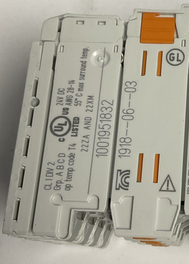 WAGO 753-431 INPUT MODULE 24VDC 8DI***LOT OF 4***