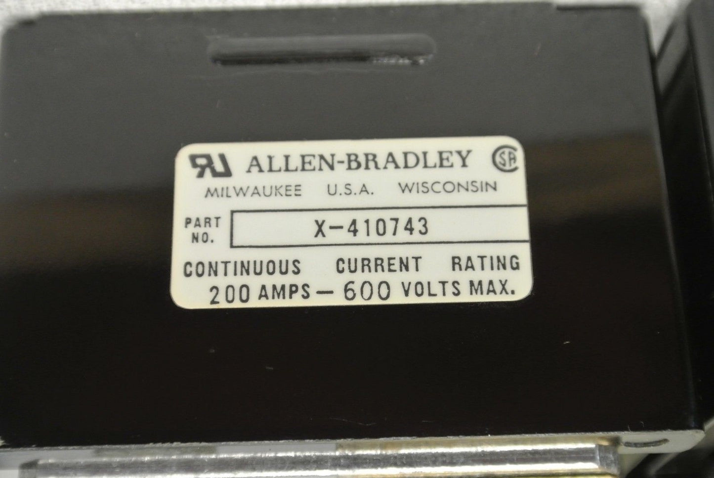 ALLEN-BRADLEY 1491-N433 FUSE BLOCK - 101-200A, 250-600V, 3P - NEW SURPLUS