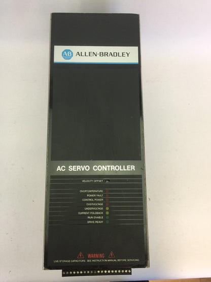 ALLEN BRADLEY 1391B-ESAA15-AQB AC SERVO CONTROLLER INPUT 230V 15 A OUTPUT 210V