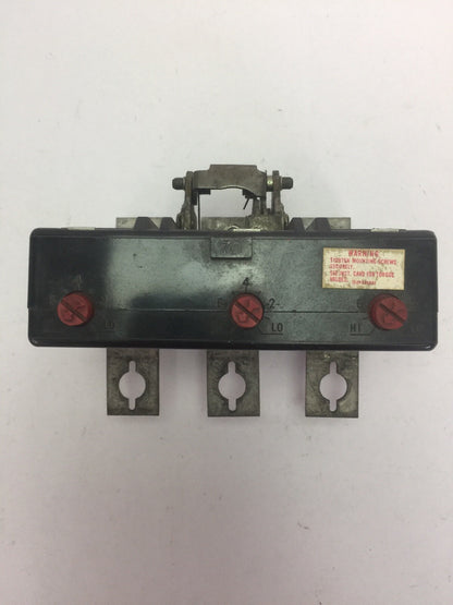 WESTINGHOUSE HKA3070T 70A TRIP UNIT 3POLE MAG TRIP-ADJ 350-700A