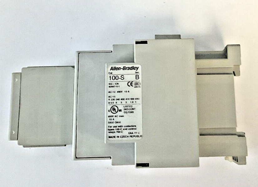 ALLEN BRADLEY 300-CO*930 SER.C CONTACTOR W/ 100F W/ 100-S 600V NEMA SIZE 2