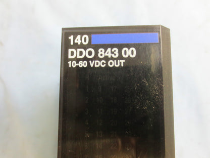 MODICON SCHNEIDER AUTOMATION 140 DDO 843 00 10-60 VDC OUTPUT MODULE