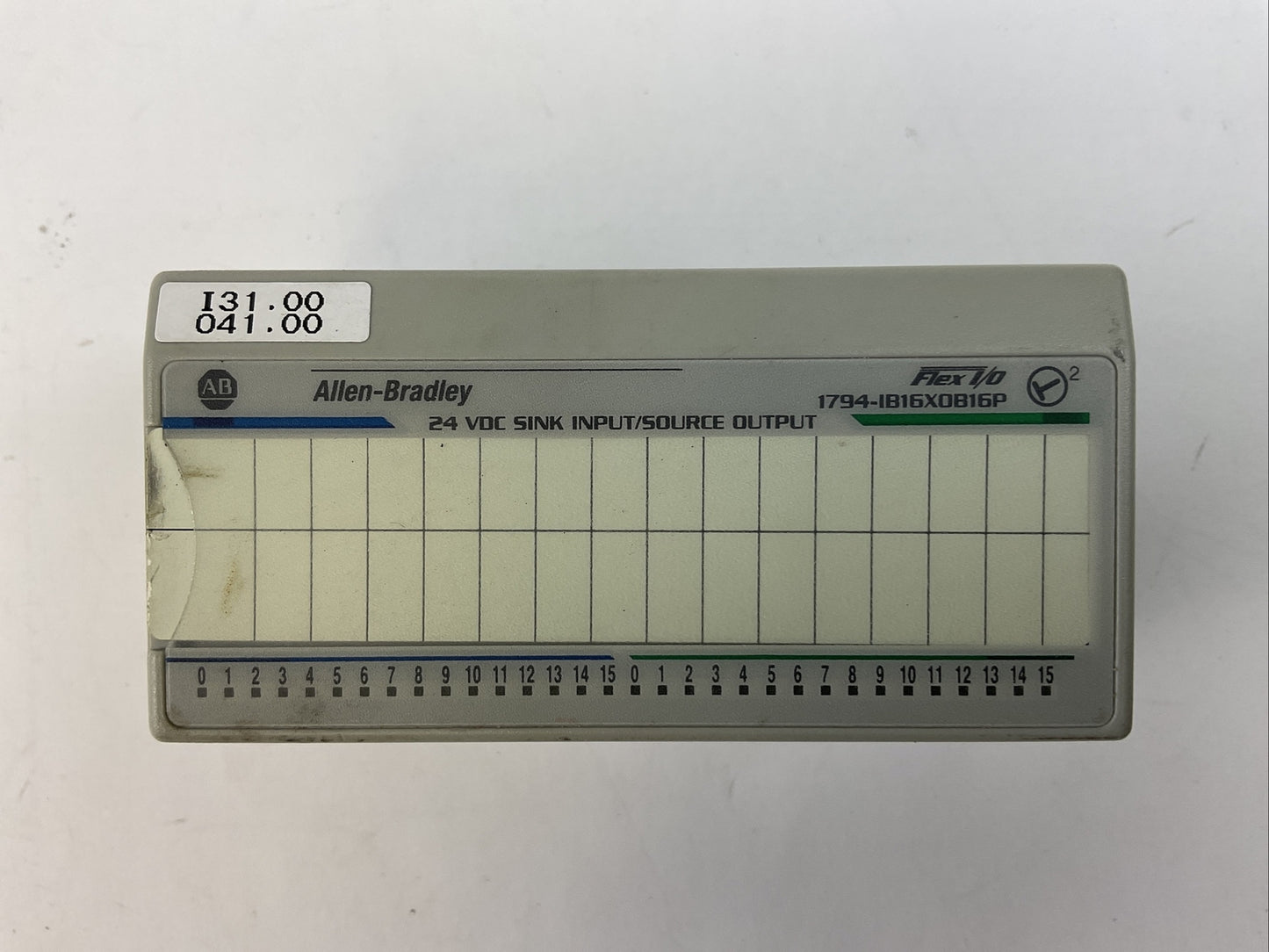 ALLEN BRADLEY 1794-IB16XOB16P SER A REV B01 24VDC SINK INPUT / SOURCE OUTPUT