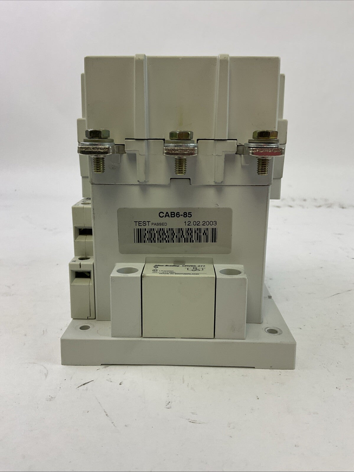 ALLEN BRADLEY CAB6-85 CONTACTOR 600VAC 160A 3PH 75HP COIL 230V 50/60HZ