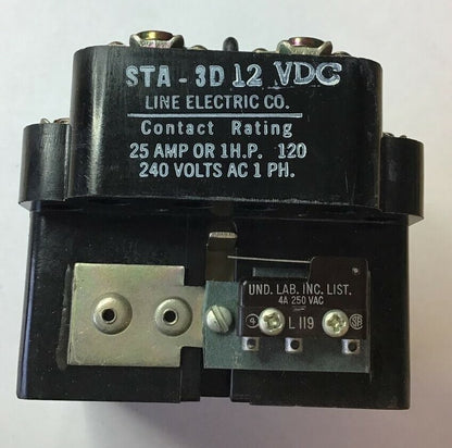 LINE ELECTRIC STA-3D12 VDC RELAY