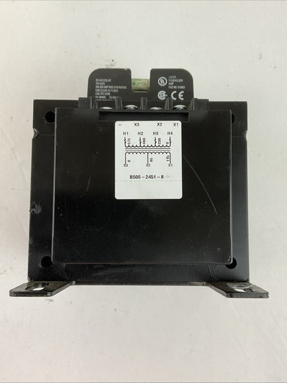 CUTLER HAMMER C0500E3CFBXXRT TRANSFORMER 500VA 50/60HZ FNQ-R-4 4AMP FUSES