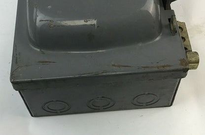 SQUARE D A81261 30AMP 600VDC 15HP 1PH SER.A1 NON FUSIBLE SAFTEY SWITCH