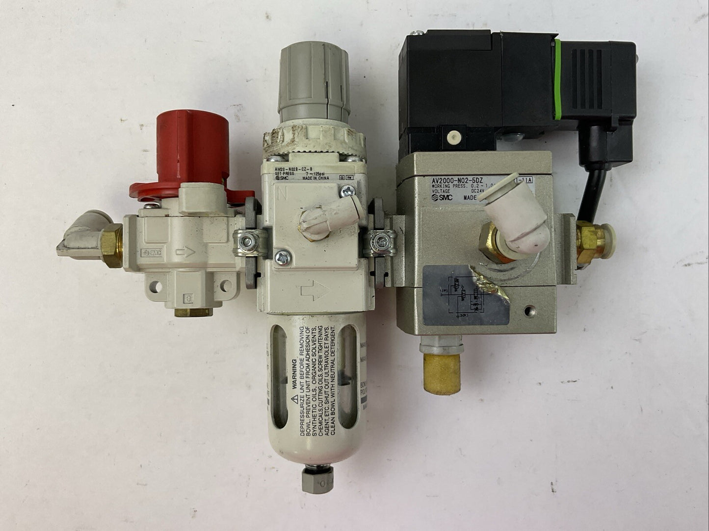 SMC AV2000-N02-5DZ VALVE 24V AW20-N02B-CZ-B VHS20-N02A-S-Z